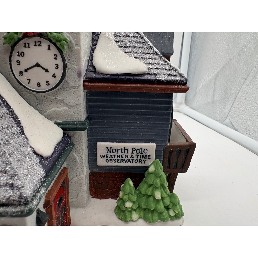 Dept 56 North Pole Village Weather and Time Observatory 56385 Boxed Retired - Picture 8 of 12